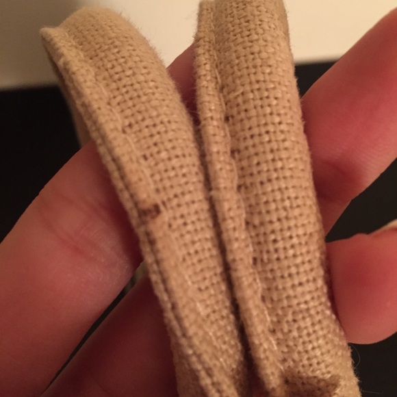 SPARTINA 449 Linen Fabric Mini Bag Makeup Handbag - Picture 7 of 7